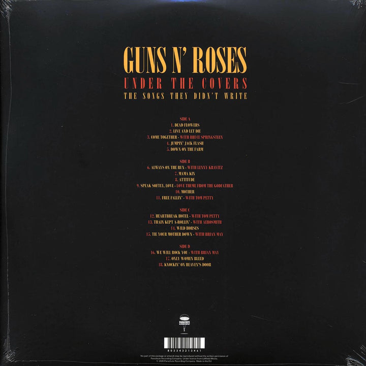 Guns N' Roses - Under The Covers: The Songs They Didn't Write (ltd. ed.) (2xLP) (clear vinyl) - Vinyl LP - LP