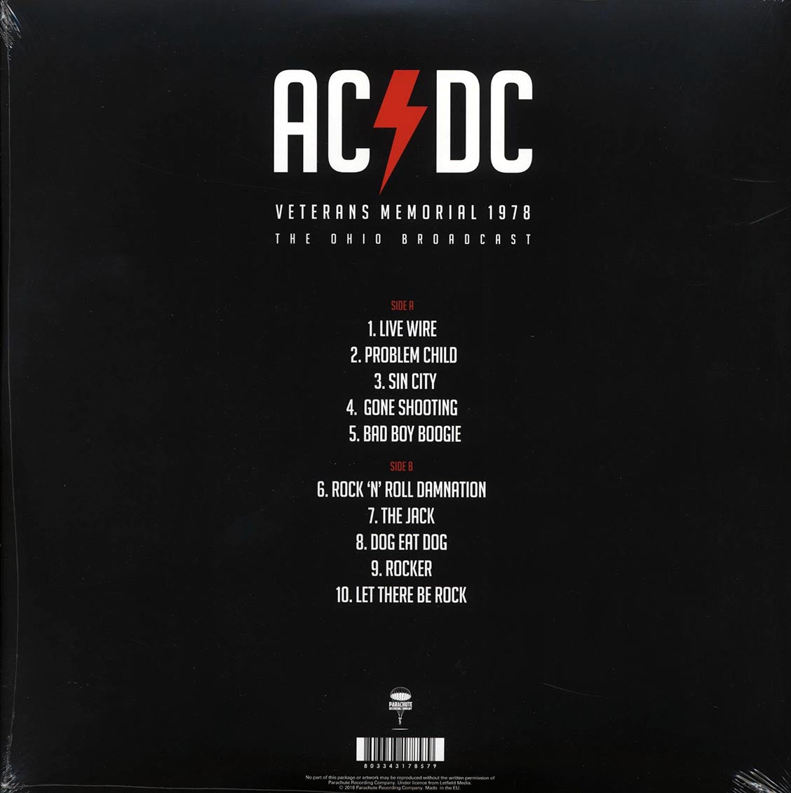 AC/DC - Veterans Memorial 1978: The Ohio Broadcast (ltd. ed.) (red vinyl) - Vinyl LP, LP