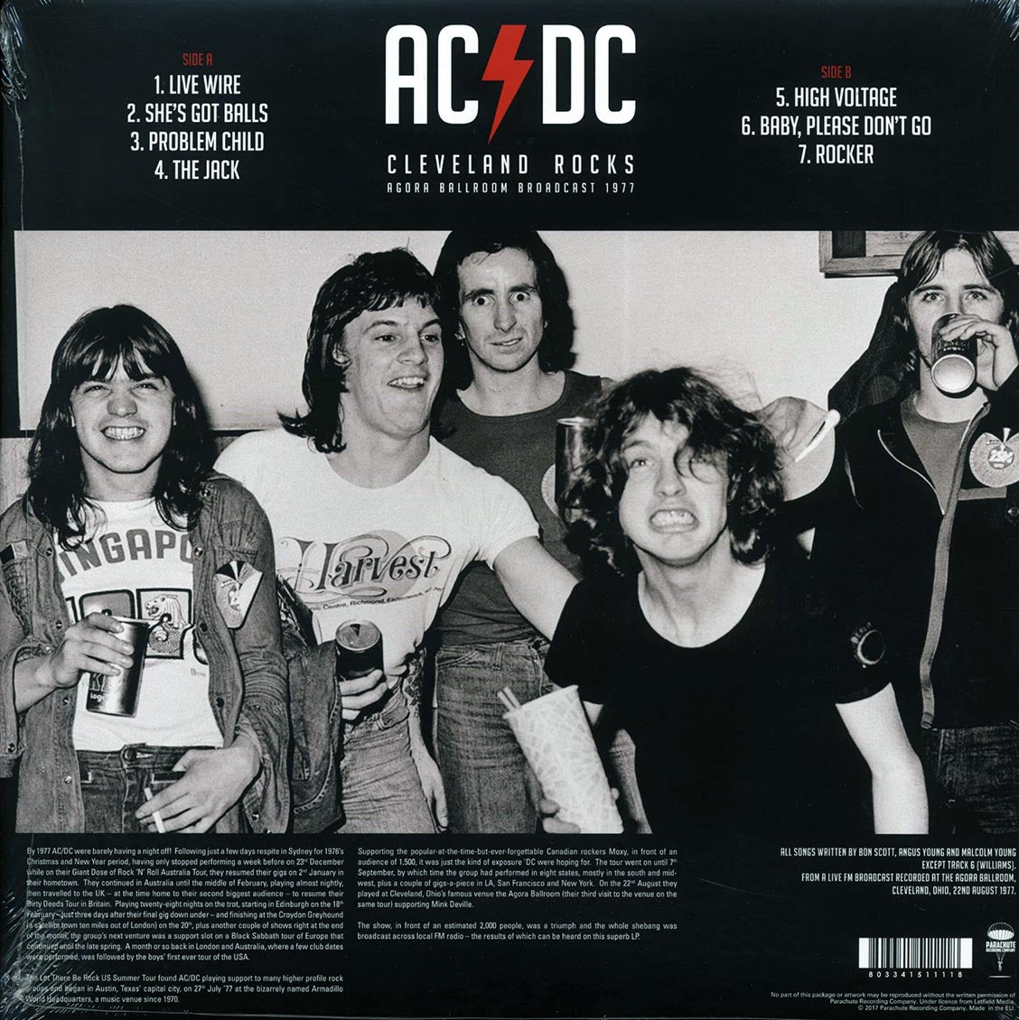AC/DC - Cleveland Rocks: Agora Ballroom Broadcast 1977 (ltd. ed.) (deluxe edition (remastered)) - Vinyl LP, LP