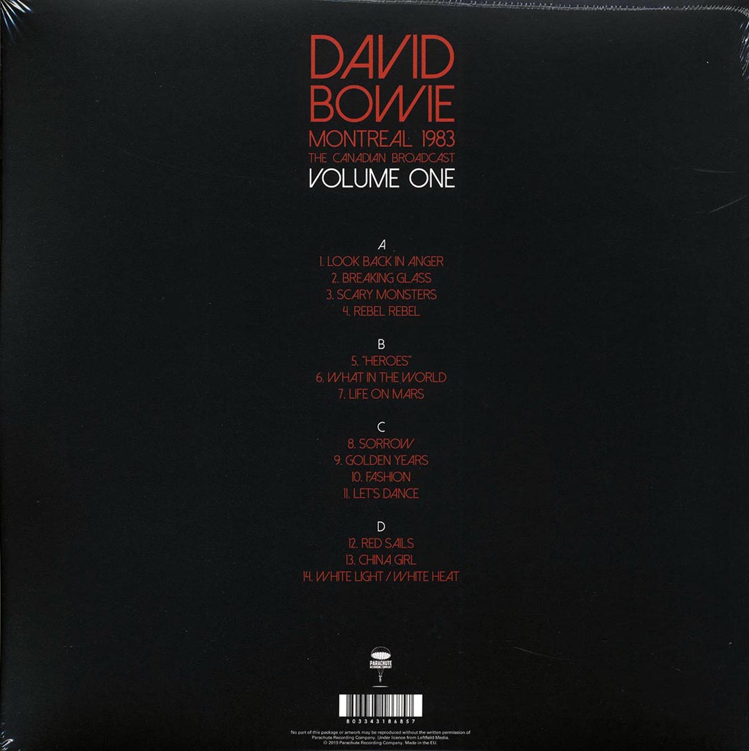 David Bowie - Montreal 1983 Volume 1: The Canadian Broadcast (2xLP) - Vinyl LP - LP