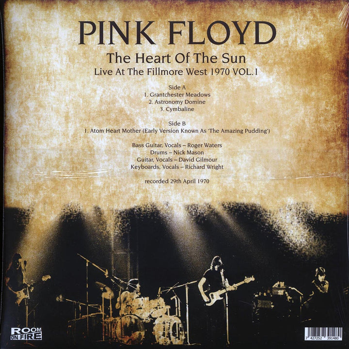 Pink Floyd - The Heart Of The Sun Volume 1: Live At The Fillmore West 1970 - Vinyl LP, LP