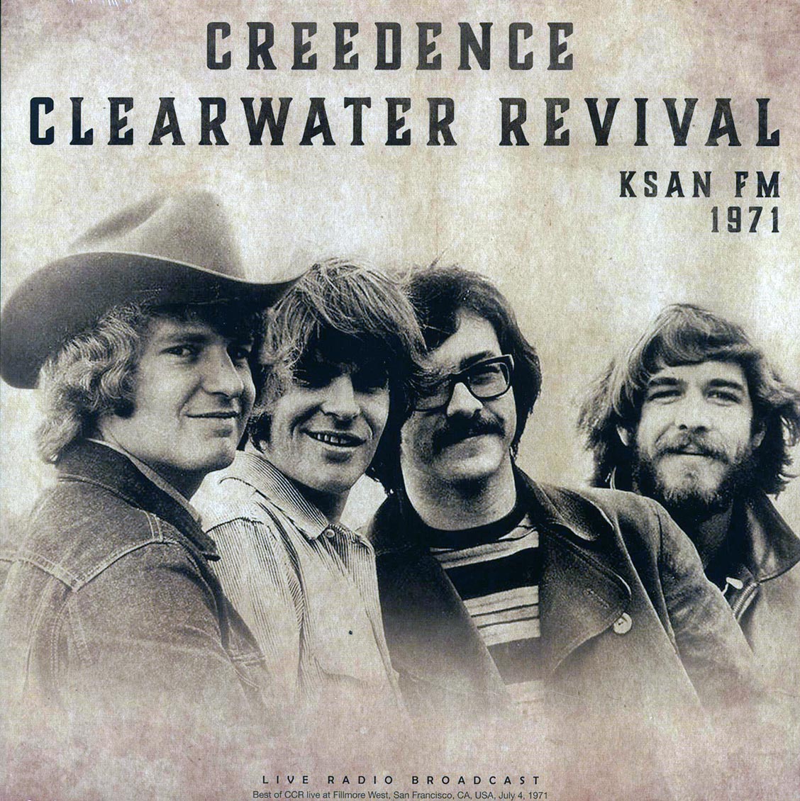 Creedence Clearwater Revival - KSAN FM 1971: Live At Fillmore West, San Francisco, July 4th - Vinyl LP