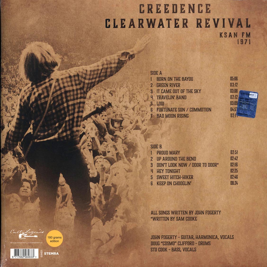 Creedence Clearwater Revival - KSAN FM 1971: Live At Fillmore West, San Francisco, July 4th - Vinyl LP, LP