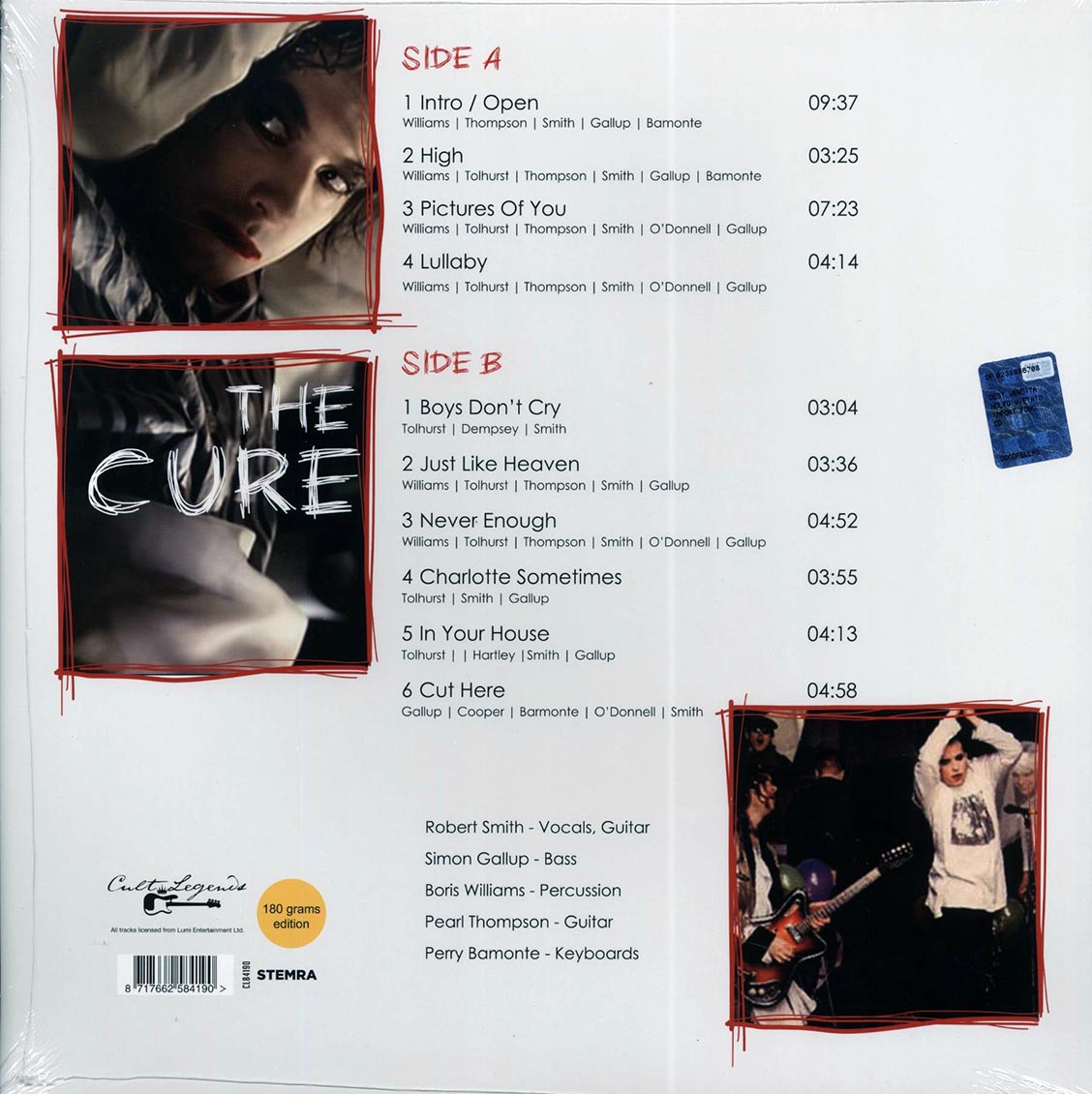 The Cure - London Lullaby: Best Of Live At Kilburn National Ballroom, London, May 3rd 1992 - Vinyl LP, LP