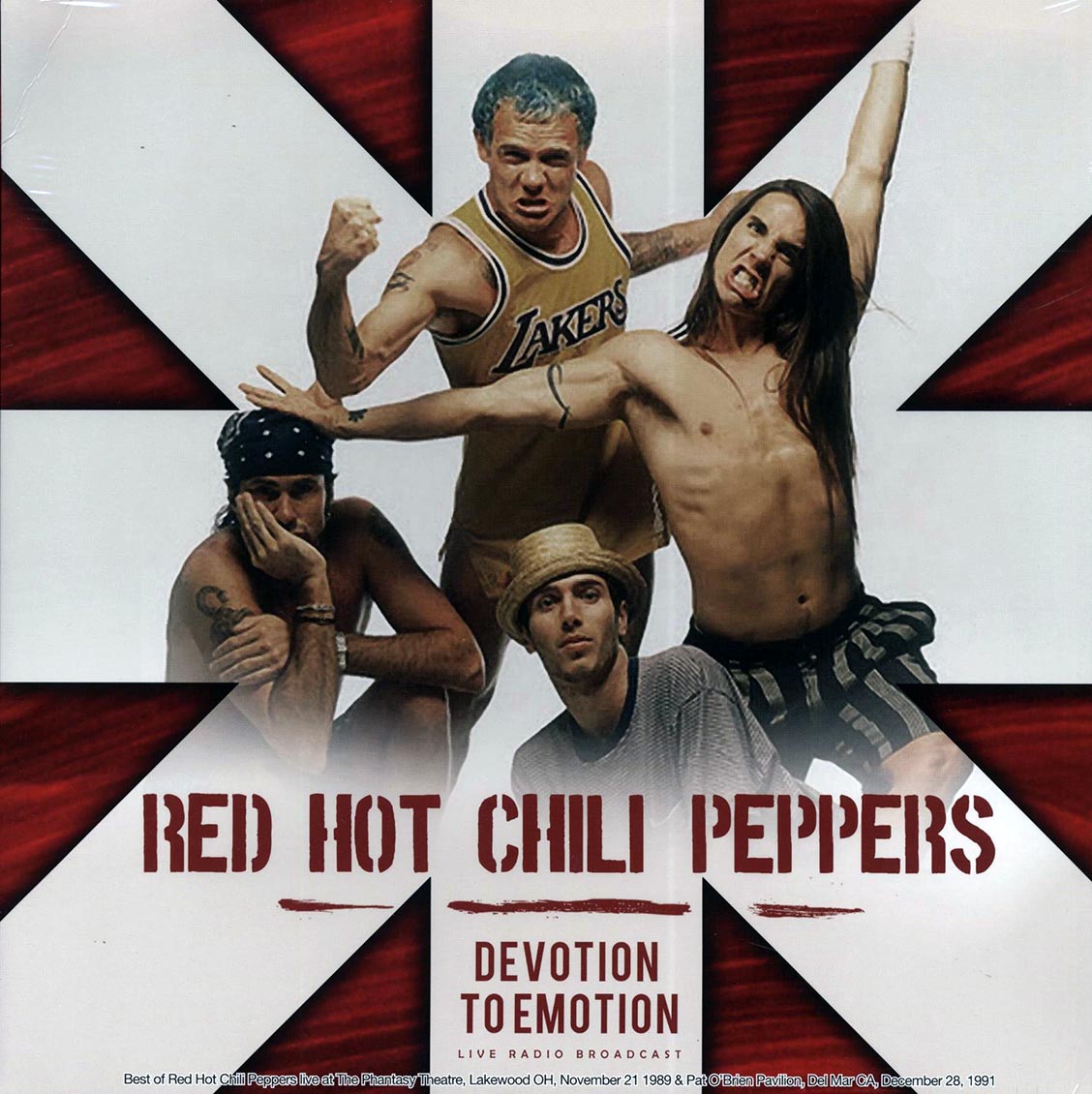 Red Hot Chili Peppers - Devotion To Emotion: Phantasy Theatre, Lakewood, OH, November 21 1989 & Pat O'Brien Pavillion, Del Mar, CA, December 28th 1991 - Vinyl LP