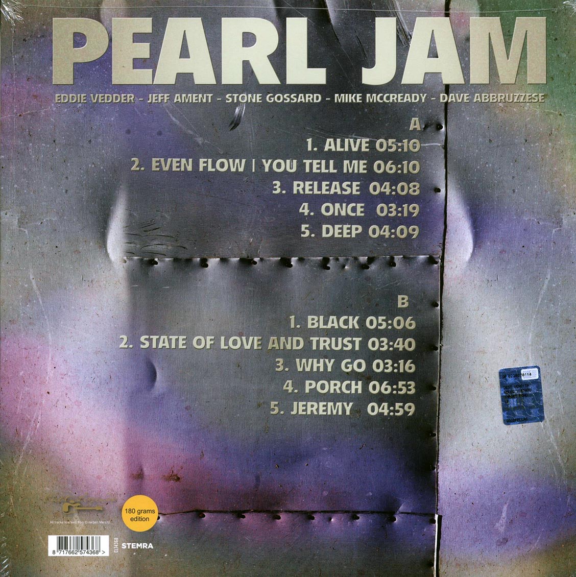 Pearl Jam - Live Chicago 1992: Cabaret Metro, March 28th - Vinyl LP, LP
