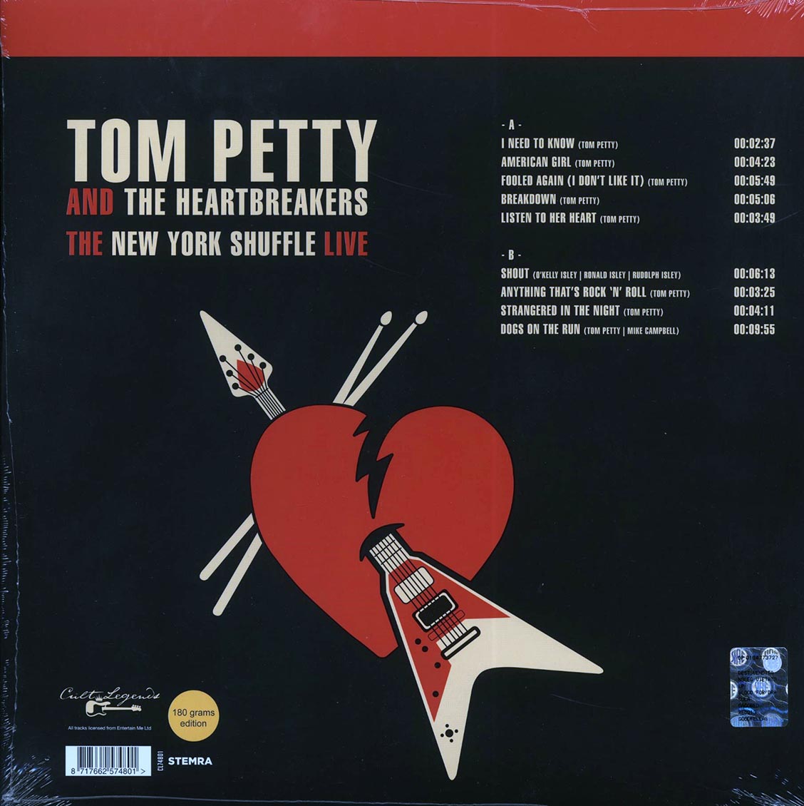 Tom Petty & The Heartbreakers - The New York Shuffle Live Radio Broadcast: November 29th, 1977 - Vinyl LP, LP