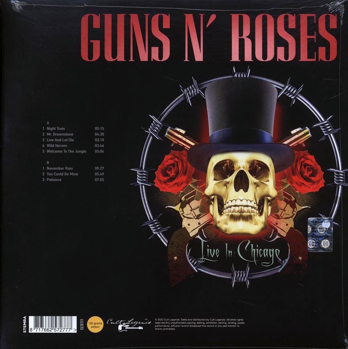 Guns N' Roses - Live In Chicago: Rosemont Horizon, April 9th, 1992 - Vinyl LP, LP