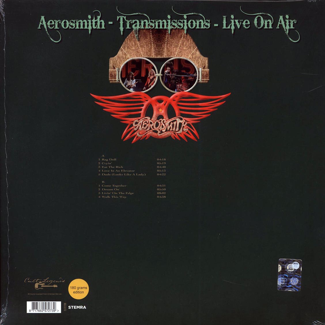 Aerosmith - Transmissions: Live On Air, Woodstock August 14th, 1994 - Vinyl LP, LP