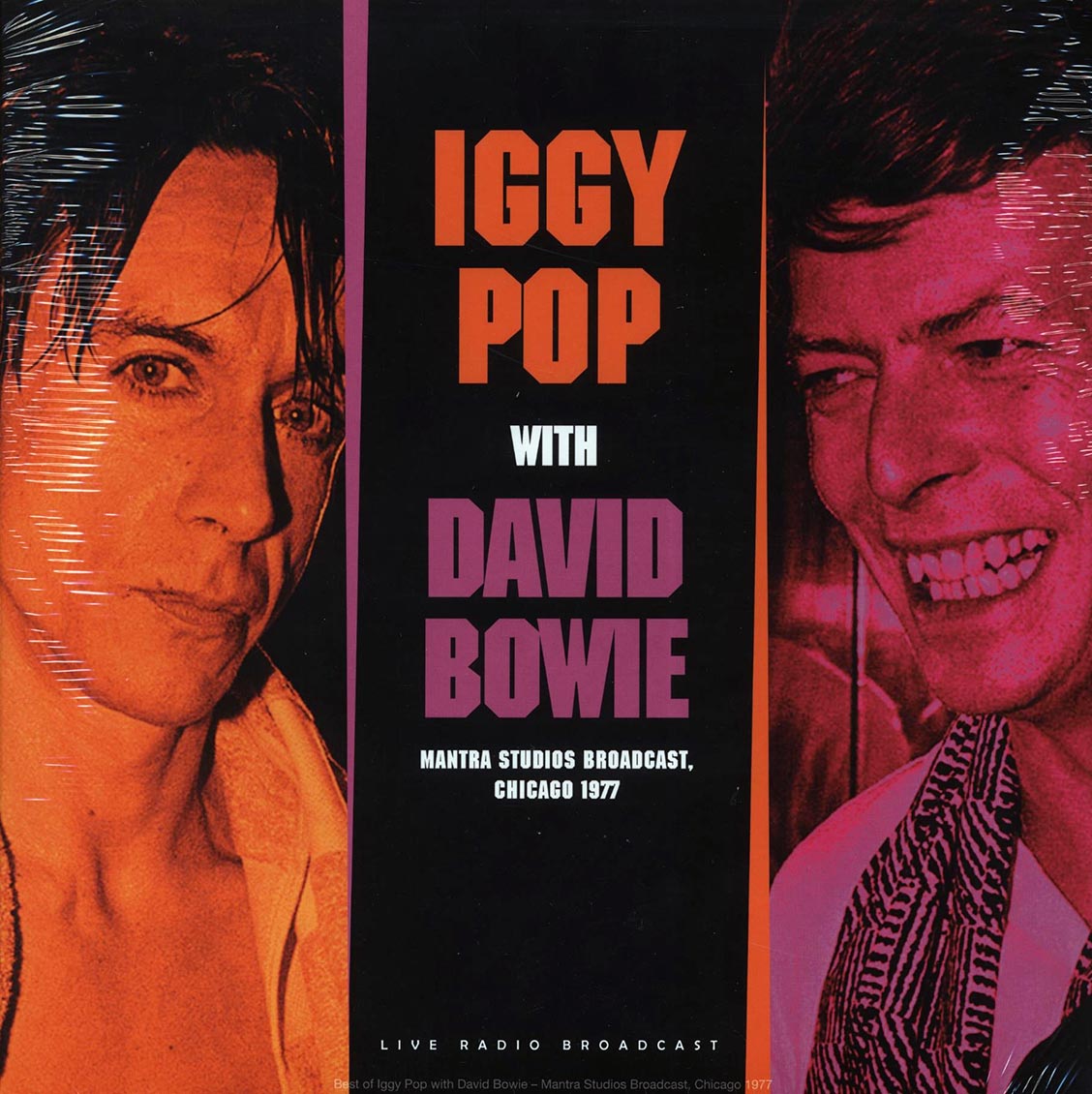 Iggy Pop, David Bowie - Mantra Studios Broadcast, Chicago 1977 - Vinyl LP