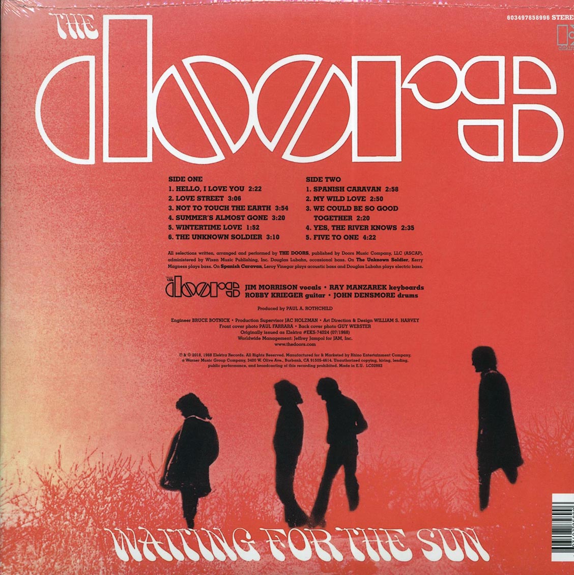 The Doors - Waiting For The Sun (stereo) (180g) (remastered) - Vinyl LP, LP