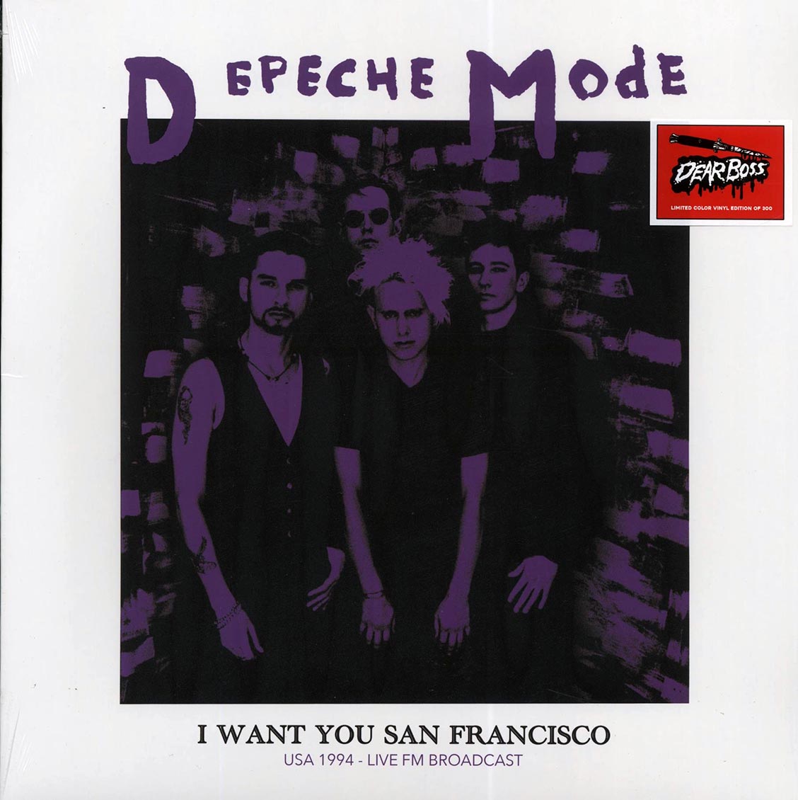 Depeche Mode - I Want You San Francisco: USA 1994 Live FM Broadcast (ltd. 300 copies made) (colored vinyl) - Vinyl LP