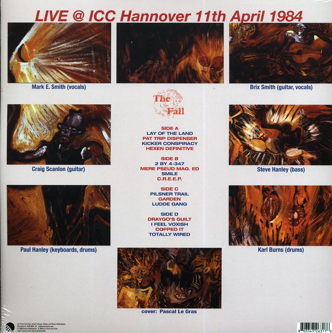 The Fall - Live At ICC Hannover 11th April 1984 (2xLP) - Vinyl LP, LP