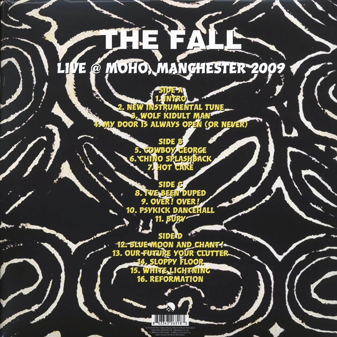 The Fall - Live At Moho, Manchester 11th November 2009 (2xLP) - Vinyl LP, LP