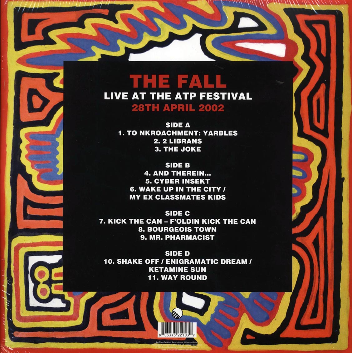 The Fall - Live At The ATP Festival, 28th April 2002 (2xLP) - Vinyl LP, LP