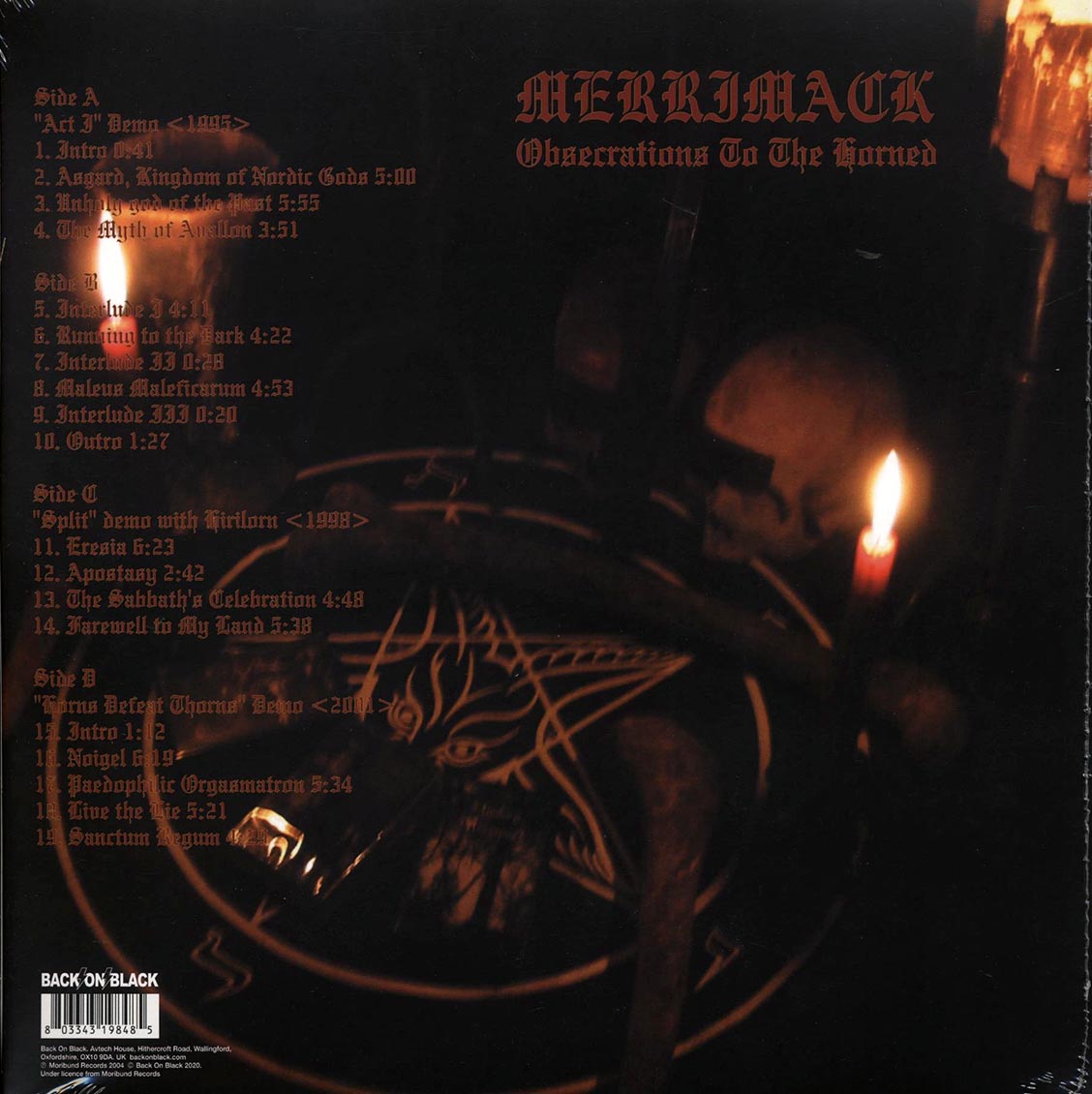 Merrimack - Obsecrations To The Horned (2xLP) - Vinyl LP, LP