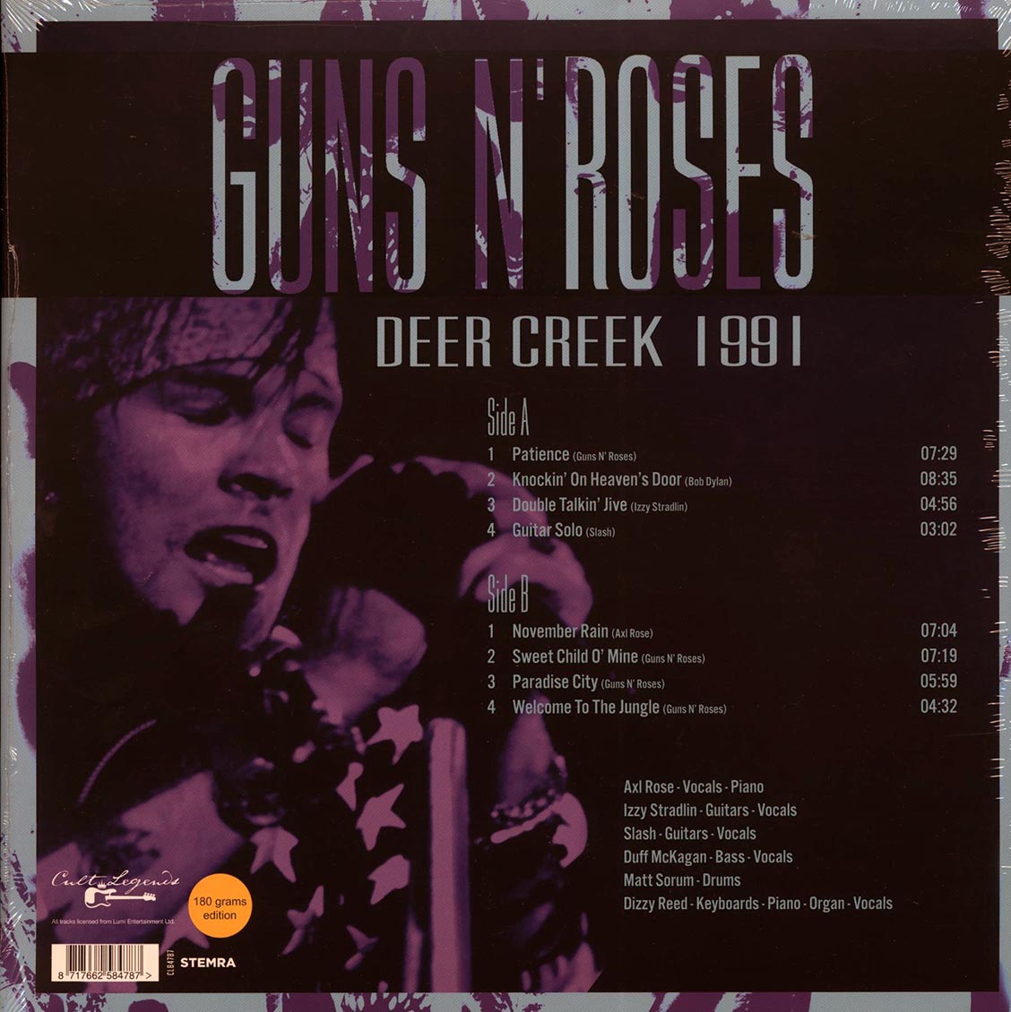 Guns N' Roses - Deer Creek 1991: Noblesville, Indiana (180g) - Vinyl LP, LP