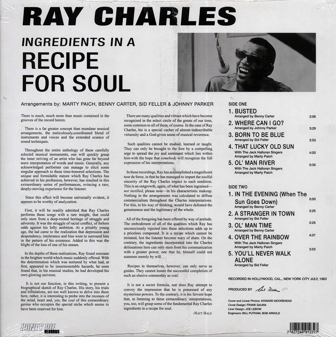 Ray Charles - Ingredients For A Recipe For Soul - Vinyl LP, LP