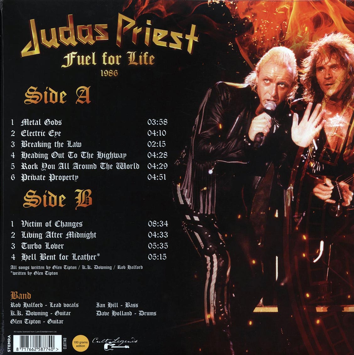 Judas Priest - Fuel For Life 1986 - Vinyl LP, LP