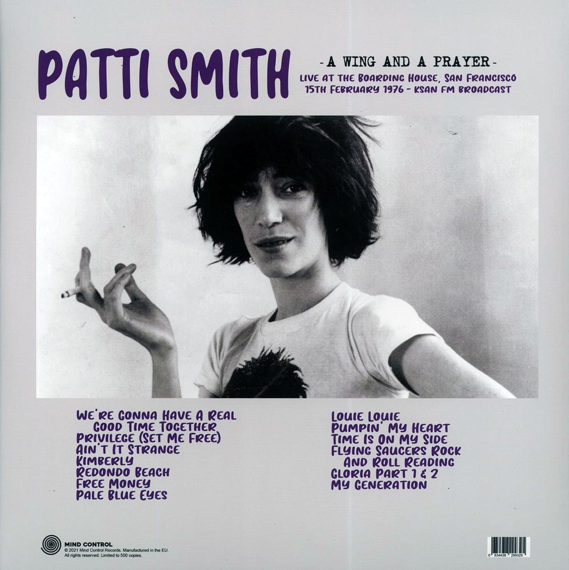 Patti Smith - A Wing And A Prayer (ltd. 500 copies made) - Vinyl LP, LP