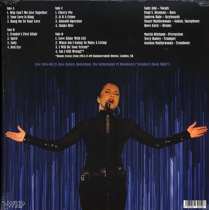 Sade - Live 1984-09-21 Ahoy Hallen, Rotterdam (2xLP) - Vinyl LP, LP