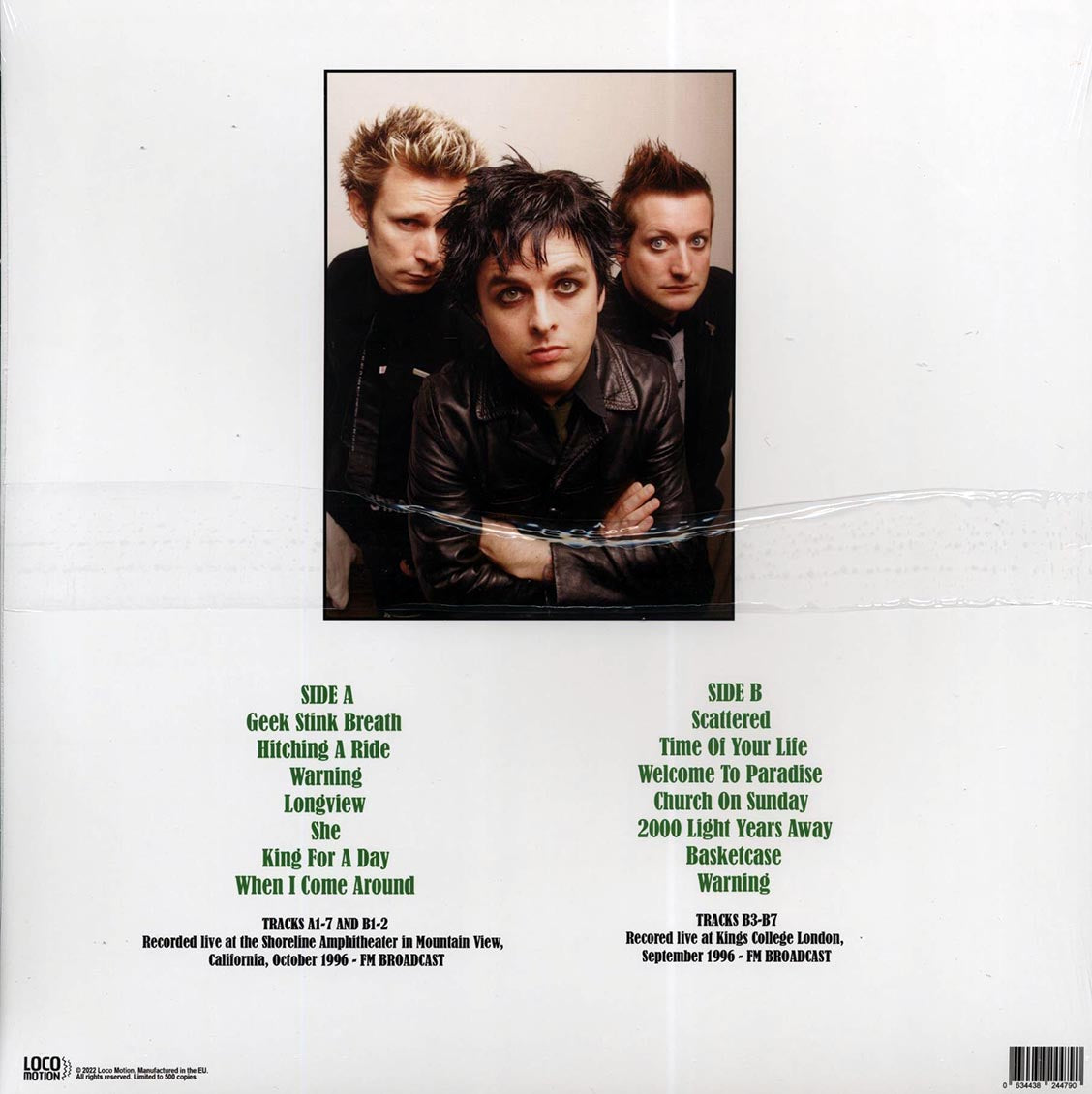 Green Day - A Wasteland To Call Home: Rare & Acoustic Tracks (ltd. 300 copies made) (colored vinyl) - Vinyl LP, LP