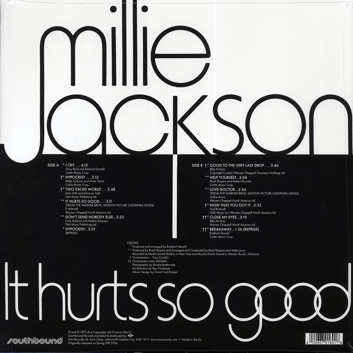 Millie Jackson - Hurts So Good - Vinyl LP, LP