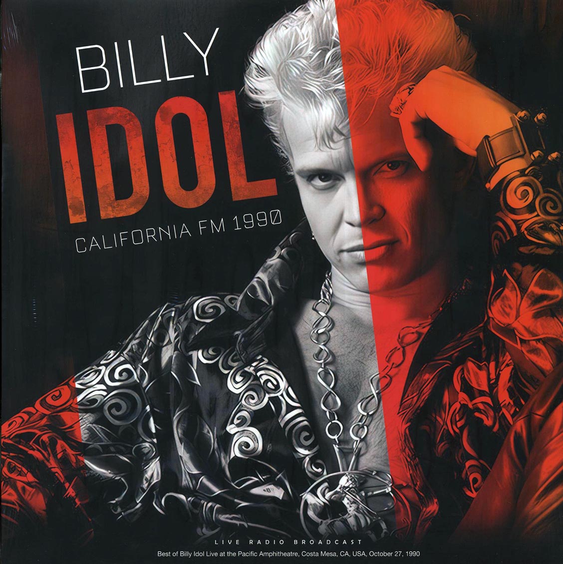 Billy Idol - California FM 1990: Live At The Pacific Amphitheater, Costa Mesa, CA, October 27th, 1990 (180g) - Vinyl LP