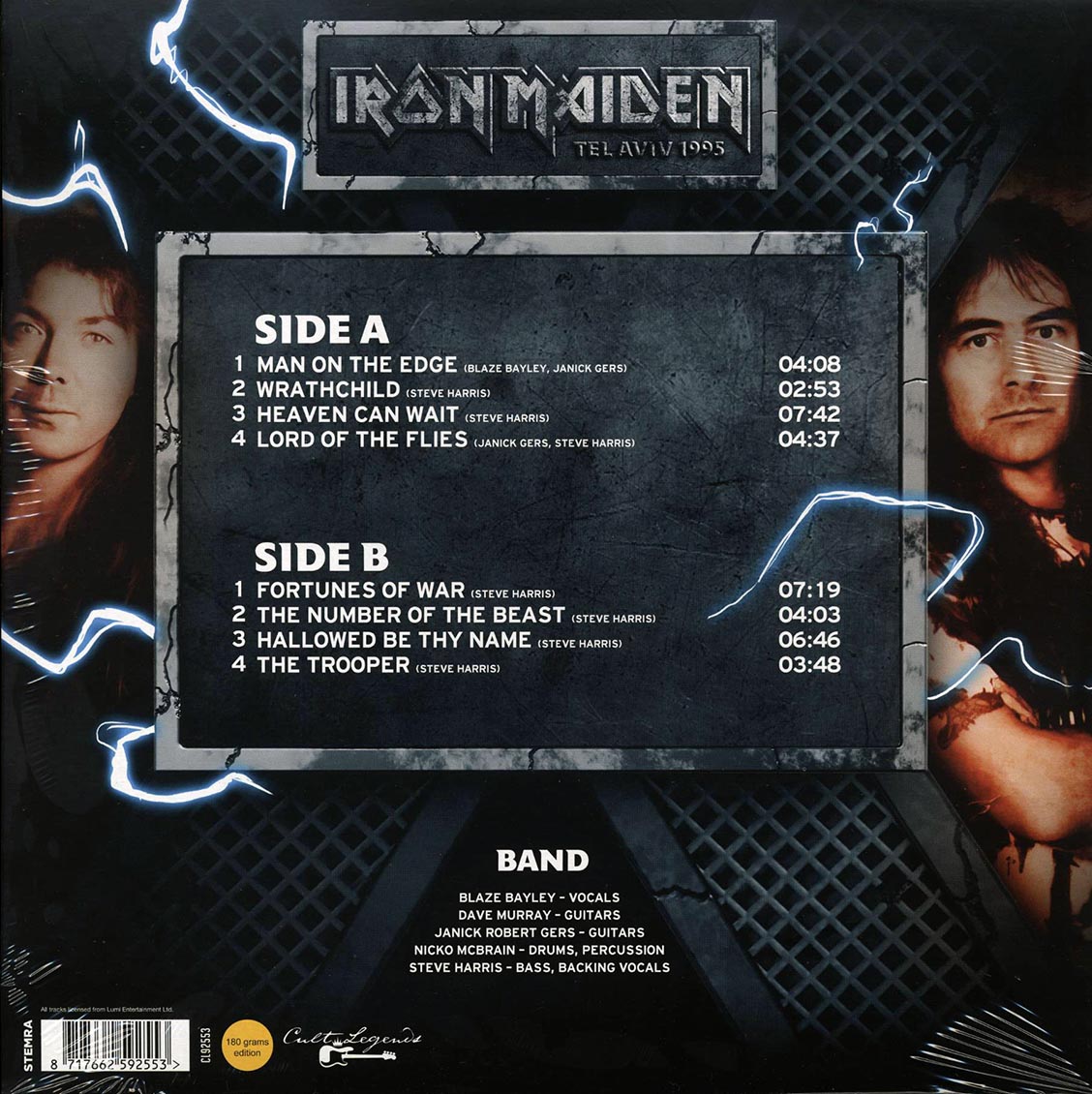 Iron Maiden - Tel Aviv 1995 (180g) - Vinyl LP, LP