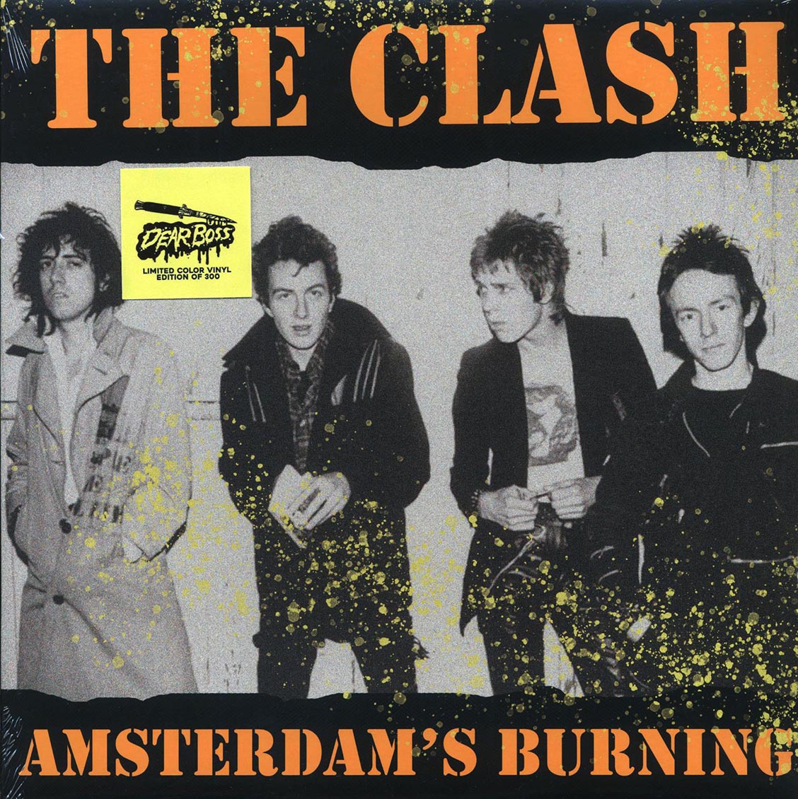 The Clash - Amsterdam's Burning: Jaap Edenhall, Amsterdam, May 10th 1981 (ltd. 300 copies made) (colored vinyl) - Vinyl LP