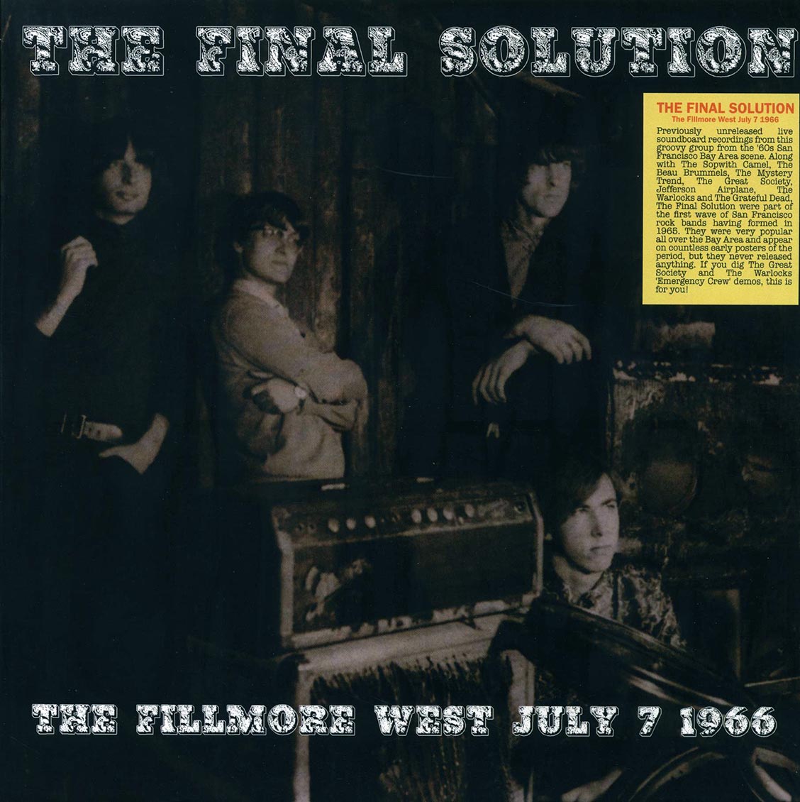 The Final Solution - The Fillmore West July 7 1966 - Vinyl LP