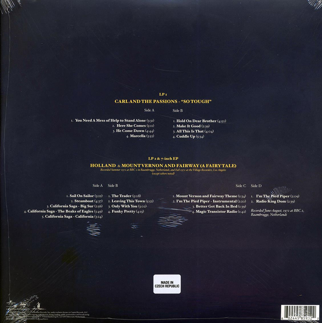 The Beach Boys - Sail On Sailor 1972 (2xLP) (remastered) (incl. 7") - Vinyl LP, LP