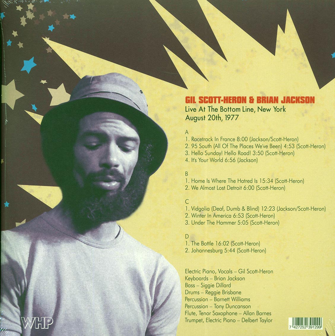 Gil Scott-Heron, Brian Jackson - Live At The Bottom Line, New York, August 20th, 1977 (2xLP) - Vinyl LP, LP