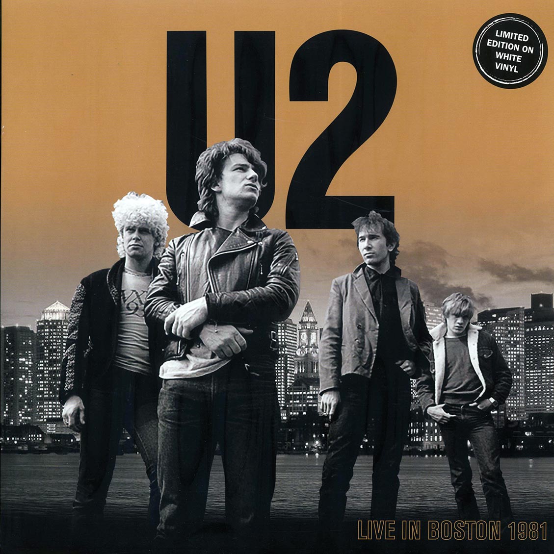 U2 - Live In Boston 1981 (ltd. 500 copies made) (white vinyl) - Vinyl LP