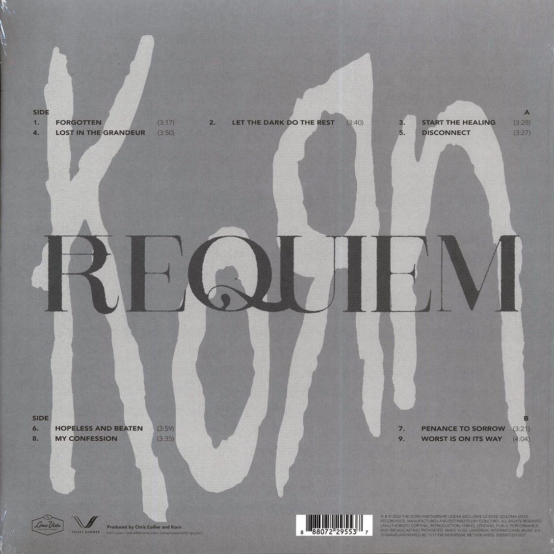 Korn - Requiem - Vinyl LP, LP