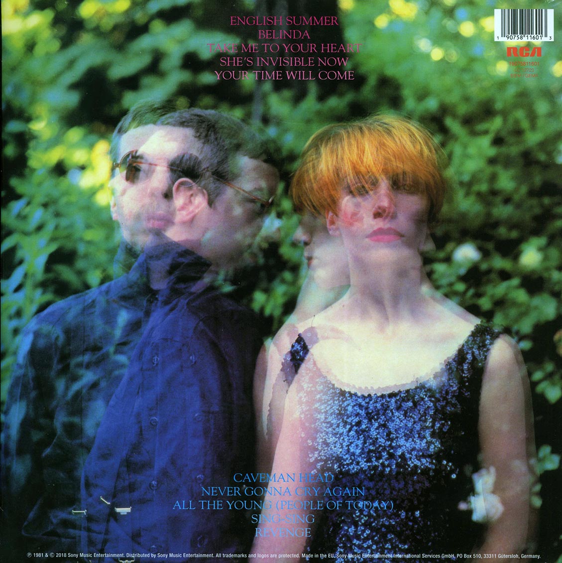 Eurythmics - In The Garden (incl. wav) (incl. mp3) (180g) (remastered) - Vinyl LP, LP