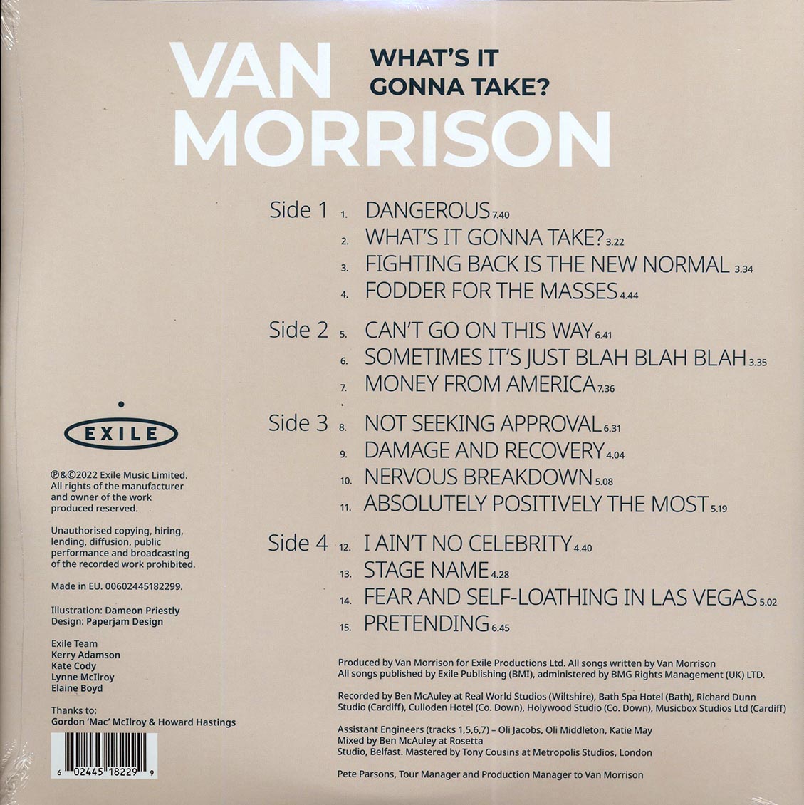 Van Morrison - What's It Gonna Take? (ltd. ed.) (2xLP) (gray vinyl) - Vinyl LP, LP