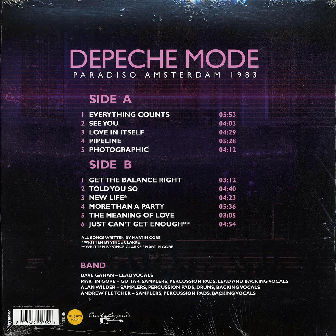 Depeche Mode - Paridiso Amsterdam 1983 - Vinyl LP, LP