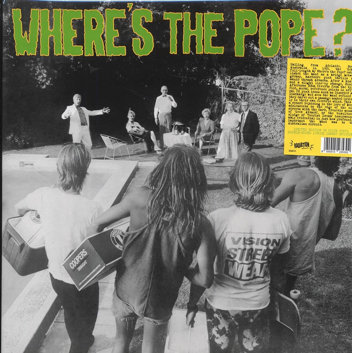 Where's The Pope? - Sunday Afternoon BBQ's (ltd. ed.) (green vinyl) - Vinyl LP