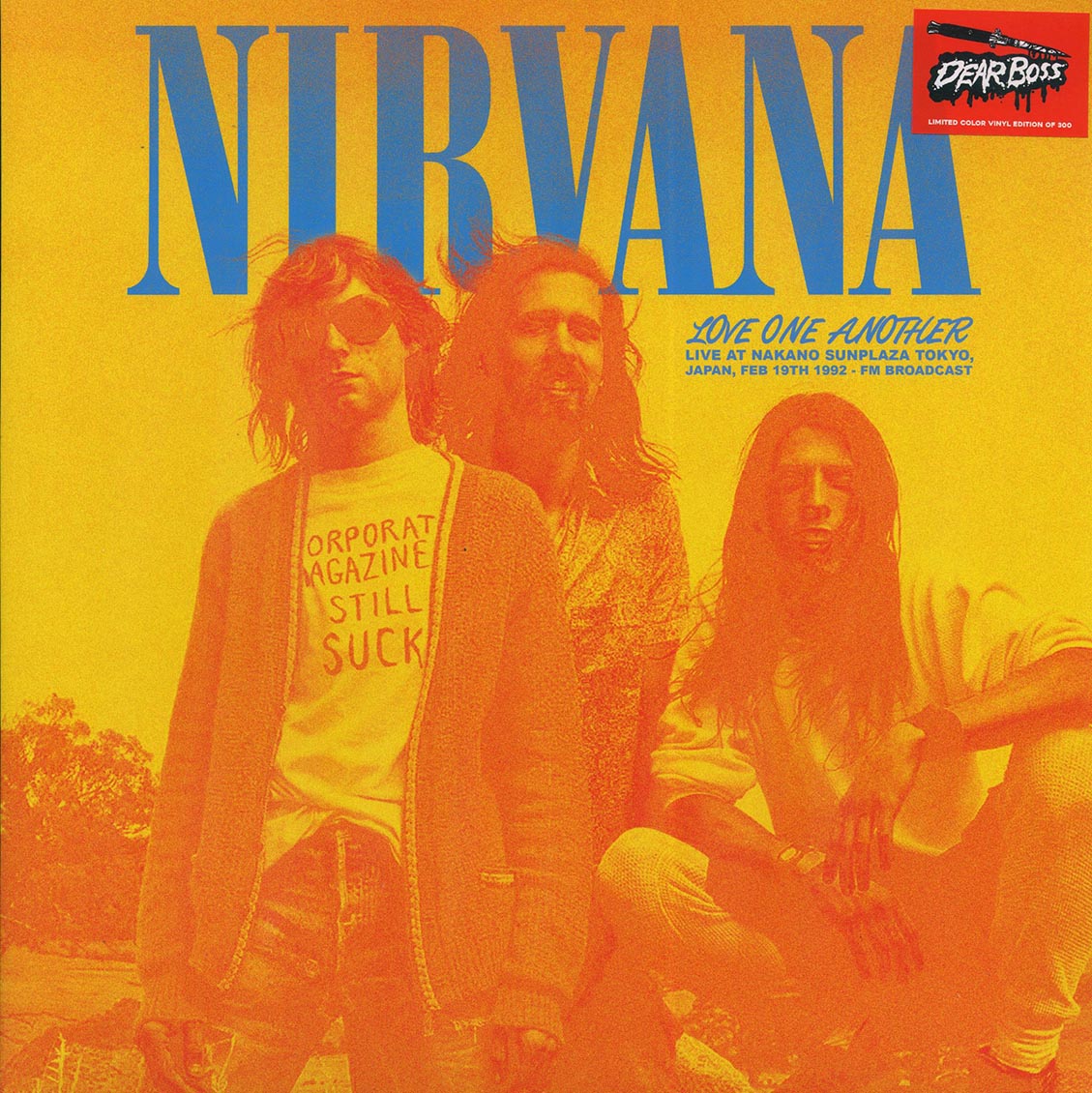 Nirvana - Love One Another: Live Nakano Sunplaza Tokyo, Japan, February 19th, 1992 (ltd. 300 copies made) (orange vinyl) - Vinyl LP