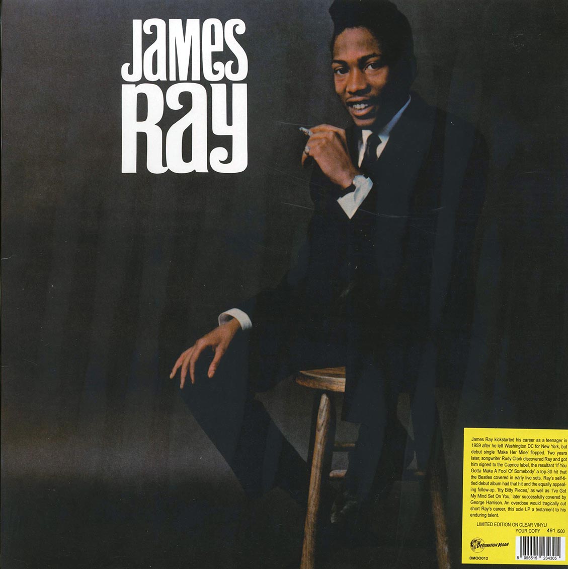 James Ray - James Ray (ltd. 500 copies made) (clear vinyl) - Vinyl LP