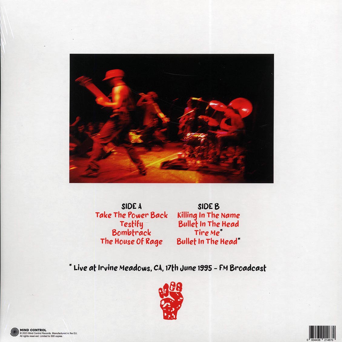 Rage Against The Machine - Los Angeles Is Burning: Live At The Universal Amphitheatre, December 12th, 1993 - Vinyl LP, LP