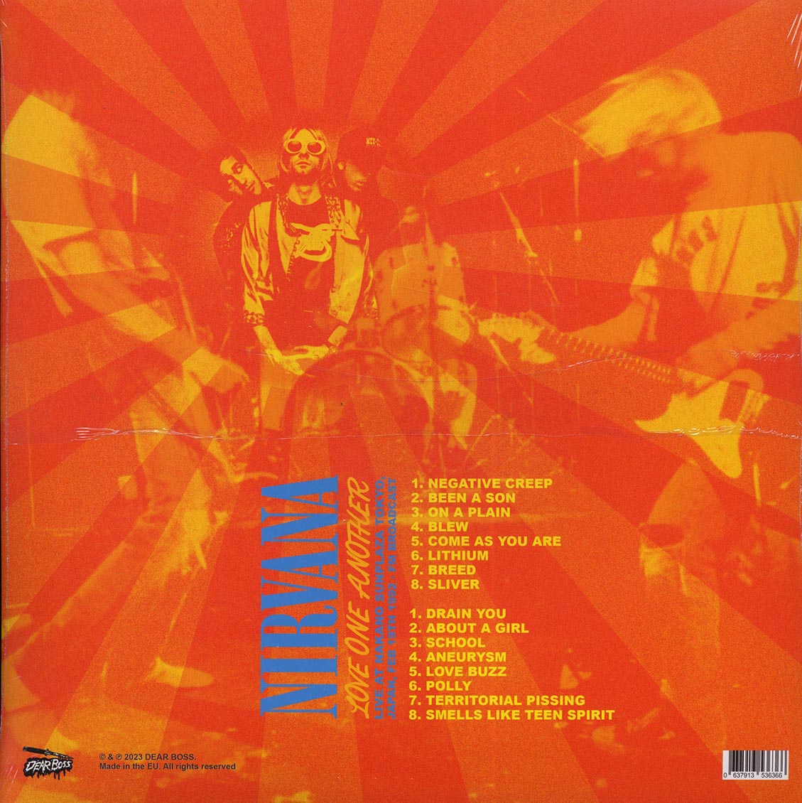 Nirvana - Love One Another: Live Nakano Sunplaza Tokyo, Japan, February 19th, 1992 - Vinyl LP, LP