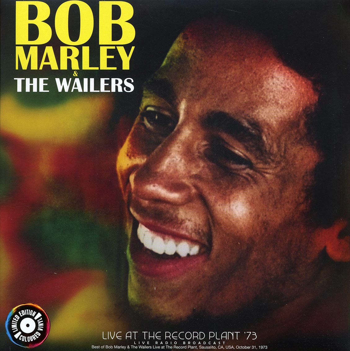 Bob Marley - Live At The Record Plant '73 (ltd. ed.) (colored vinyl) - Vinyl LP