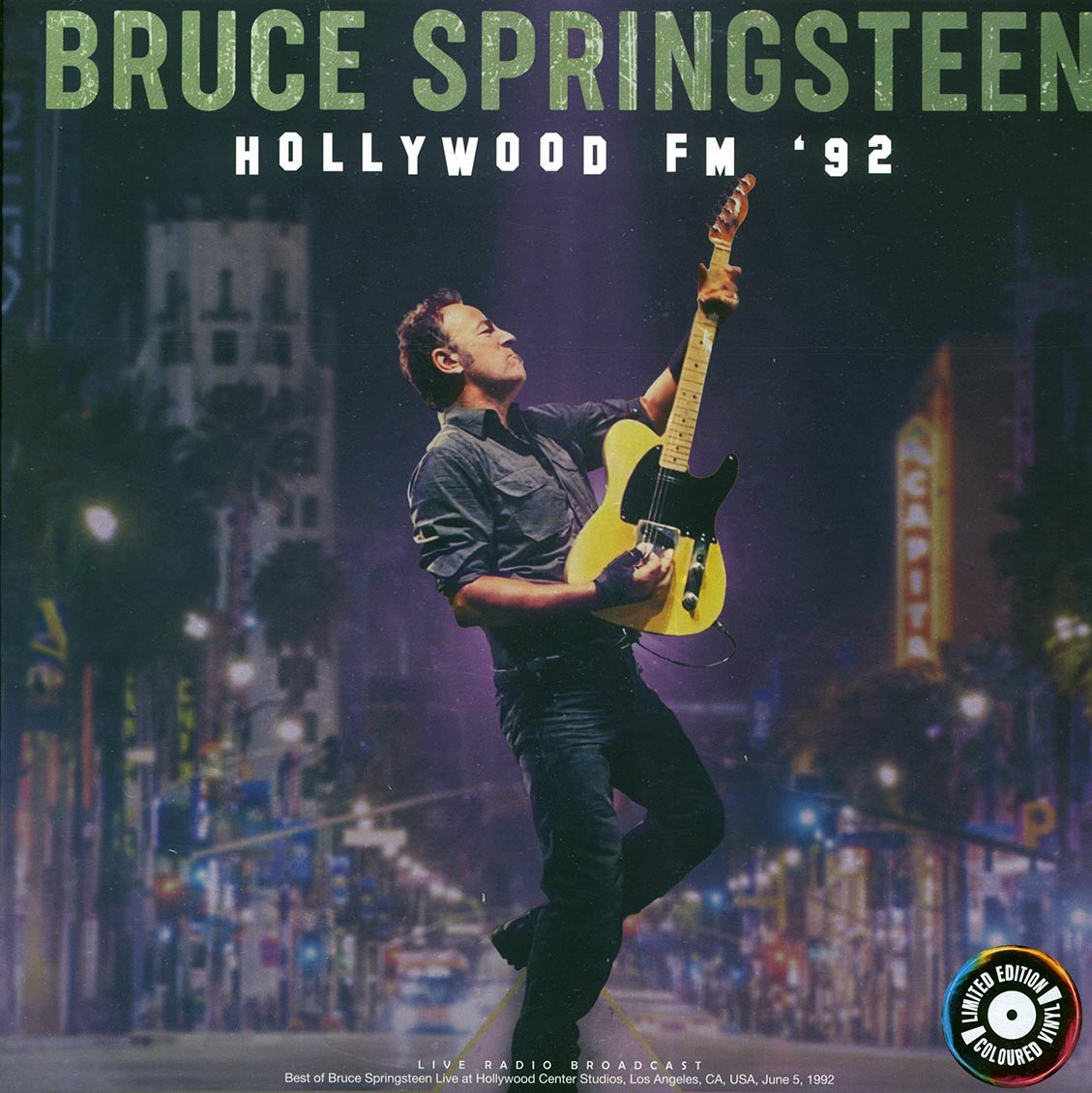 Bruce Springsteen - Hollywood Fm '92: Live At Hollywood Center Studios, Los Angeles, Ca, June 5 1992 (colored vinyl) - Vinyl LP
