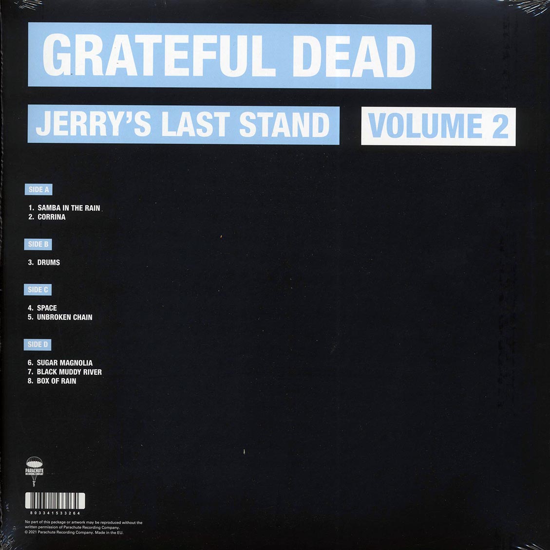 Grateful Dead - Jerry's Last Stand Volume 2: Soldier Field, Chicago, July 9th, 1995 (2xLP) - Vinyl LP, LP