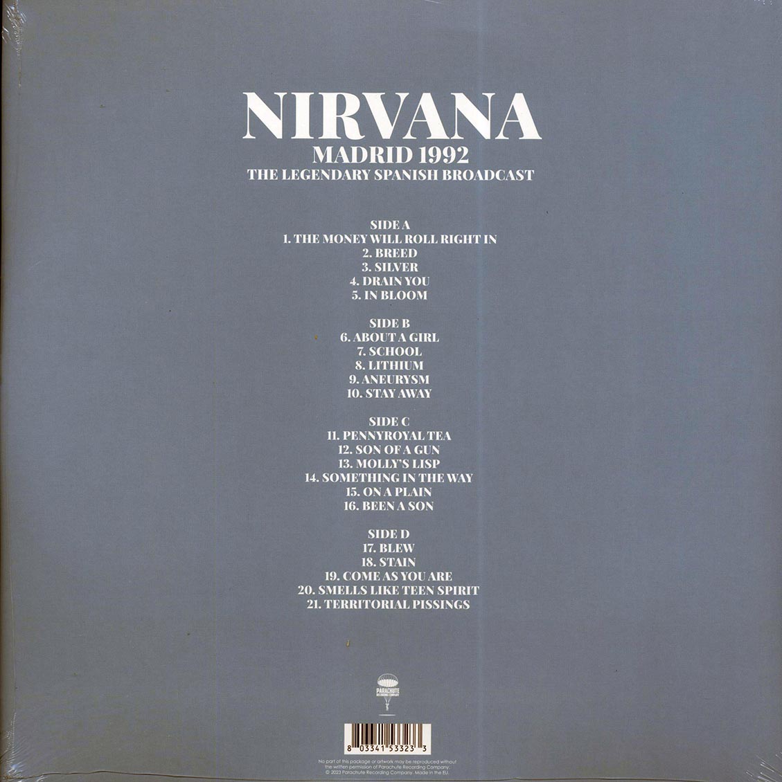 Nirvana - Madrid 1992: The Legendary Spanish Broadcast (2xLP) - Vinyl LP, LP