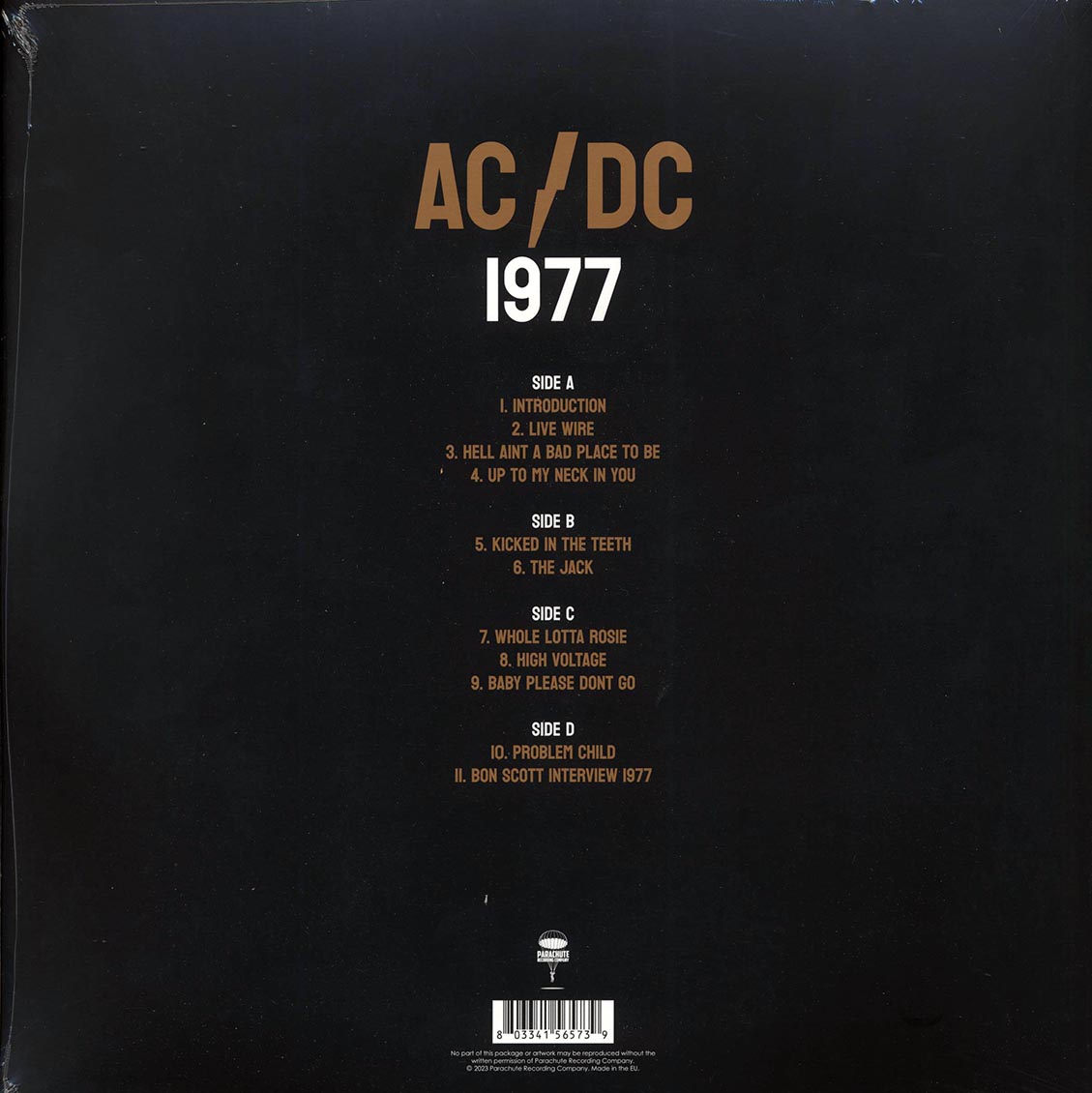 AC/DC - 1977: The Classic West Coast Broadcast, Old Waldorf, San Francisco (2xLP) - Vinyl LP, LP