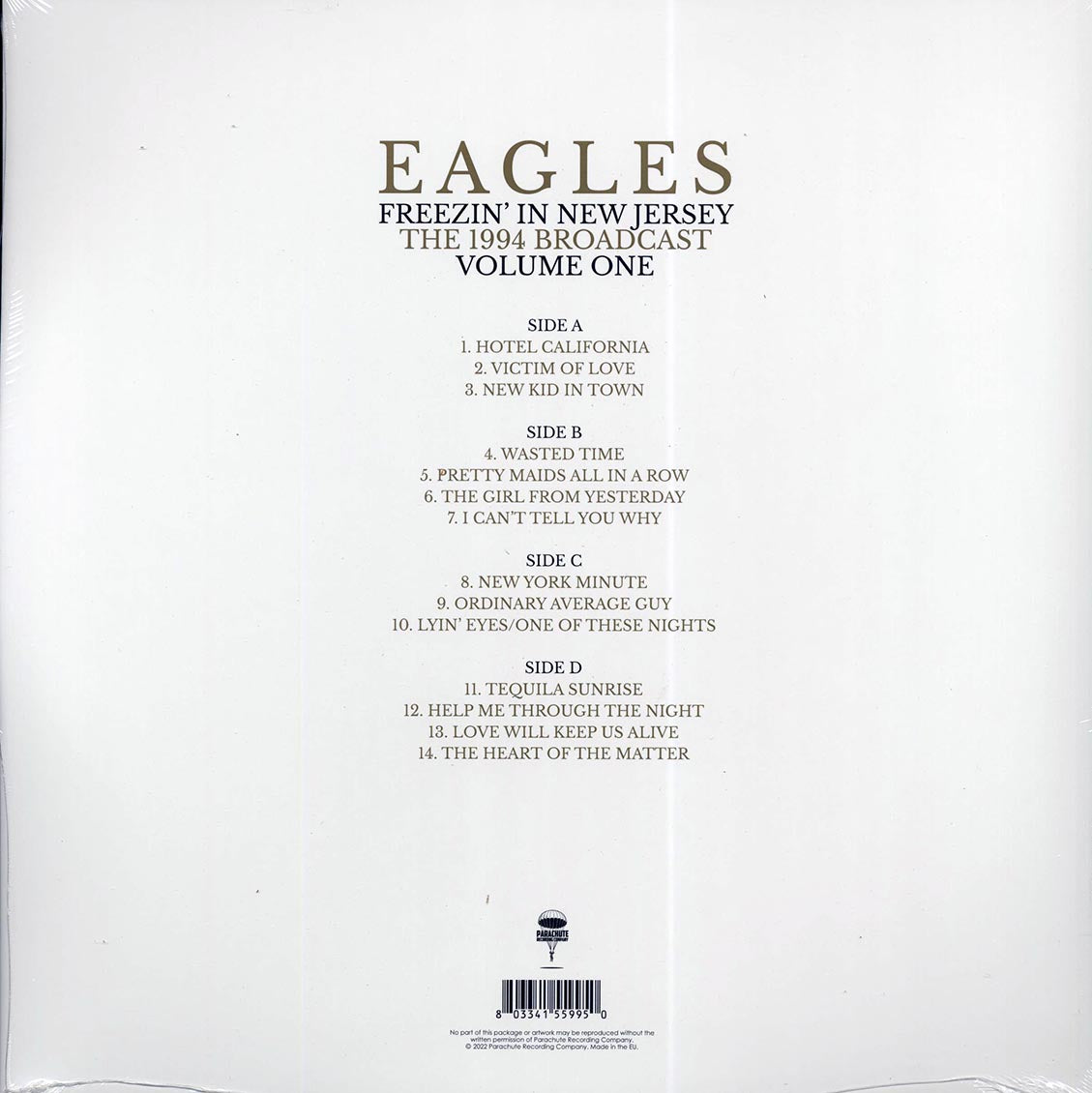 Eagles - Freezin' In New Jersey Volume 1 (2xLP) - Vinyl LP, LP