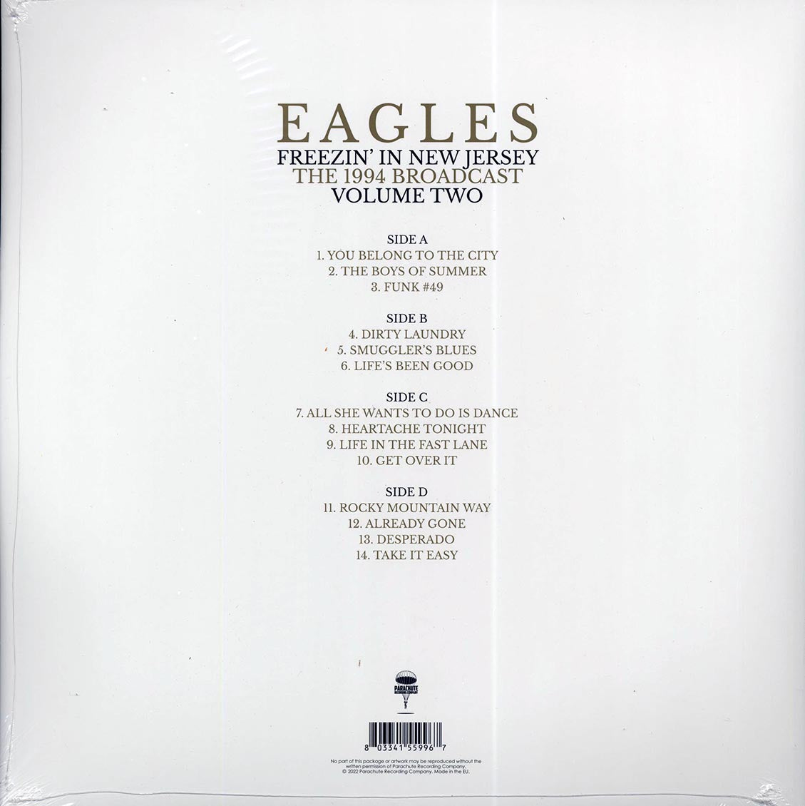 Eagles - Freezin' In New Jersey Volume 2 (2xLP) - Vinyl LP, LP